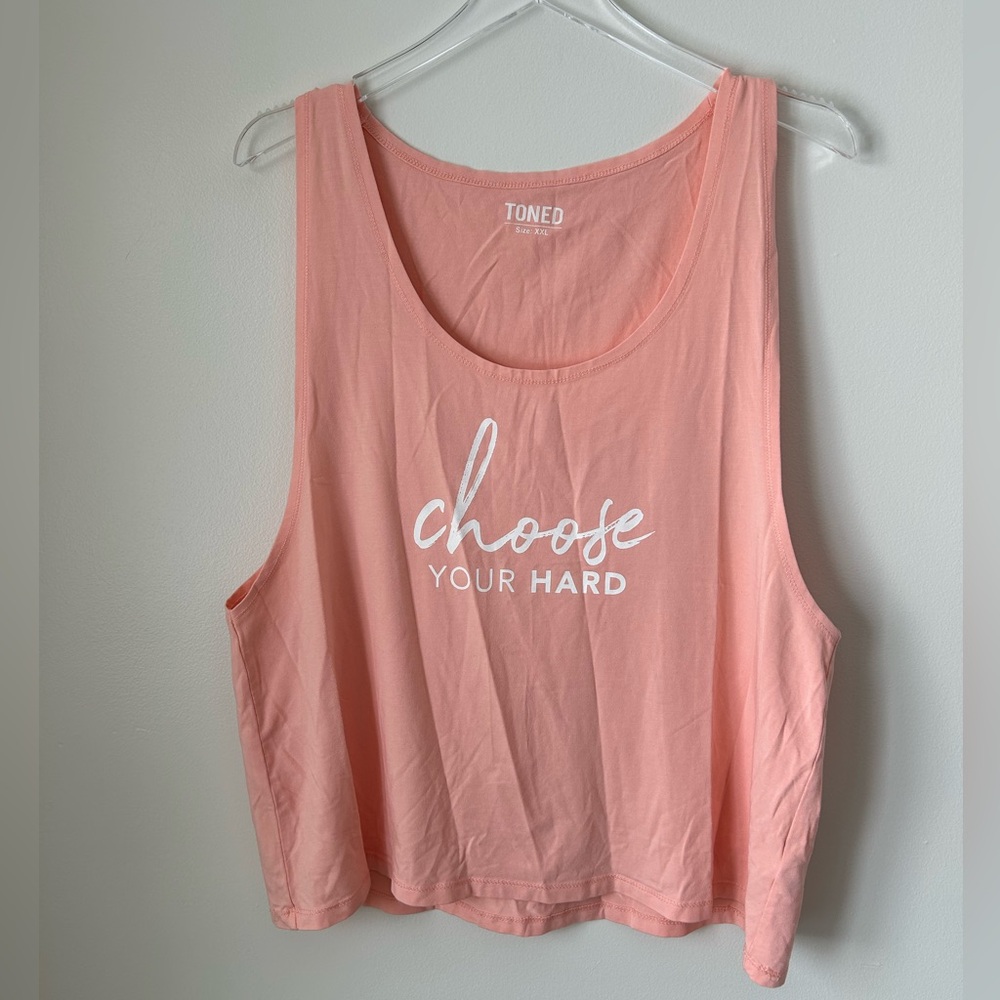 TONED by ashy bines cropped tank top